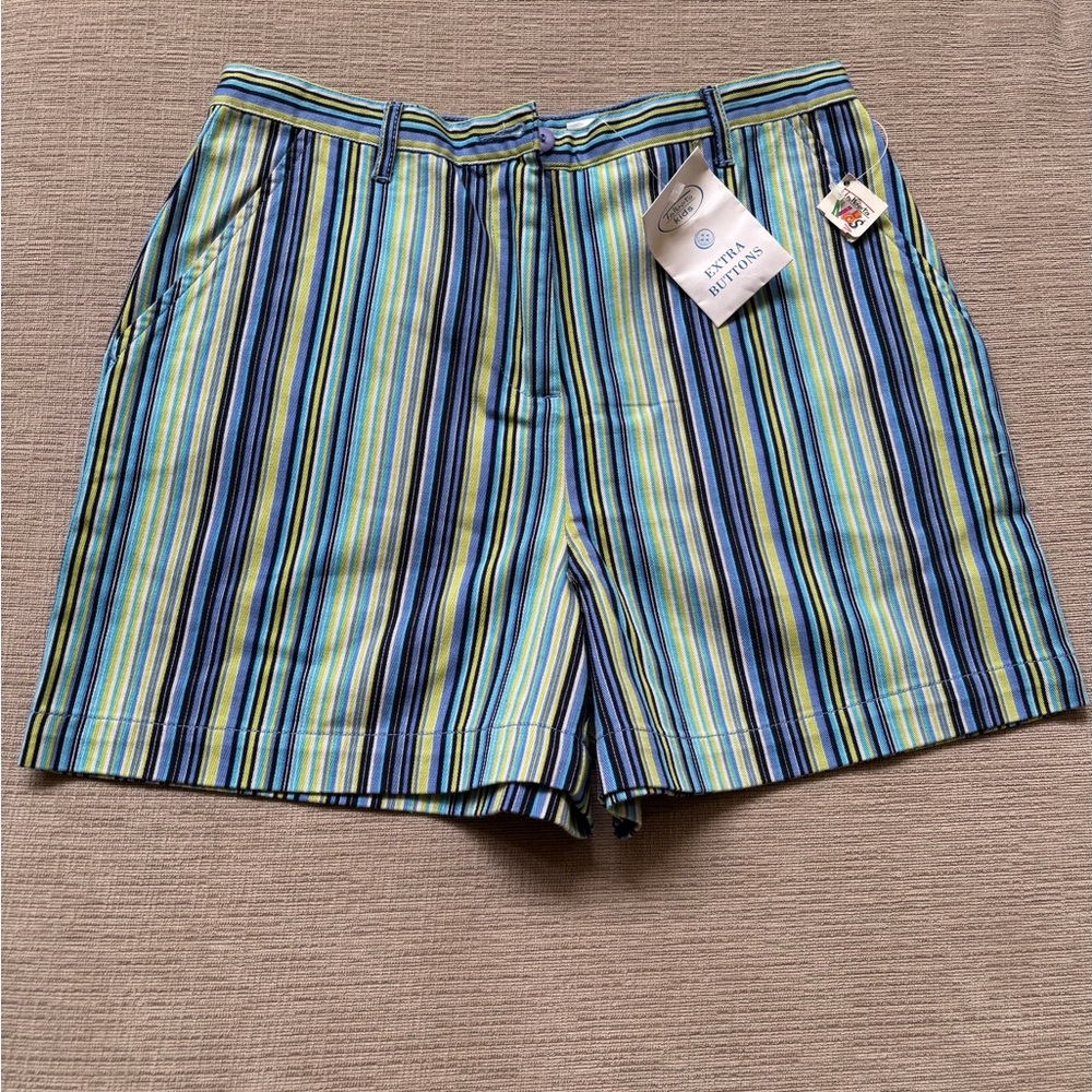 Talbots Girls Striped Cotton Shorts